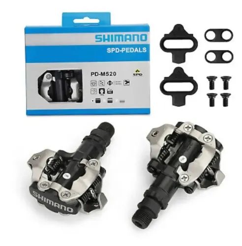 Pedal SHIMANO PDM - 520 . Novo / com os tacos