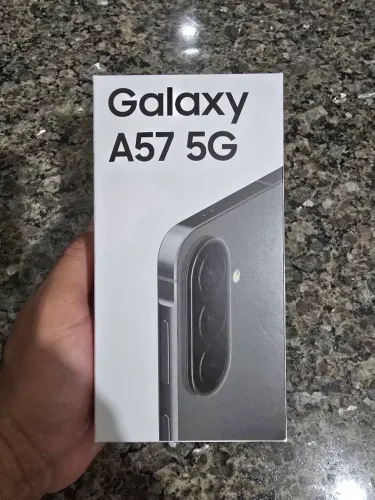 Celular Samsung Galaxy A57 128GB 5G 8GB RAM Cinza - Novo Lacrado NF Garantia 12 meses