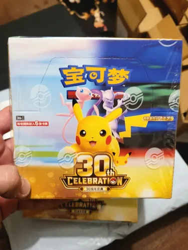 Pokémon Booster Box Celebração de 30 Anos Chinês Lacrada