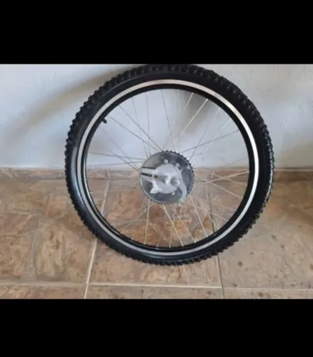 RODA TRASEIRA COMPLETA CUBO DE MOBY<br><br>ARO 26 C/PNEU/ESPELHO/COROA