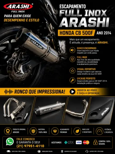 Escapamento ARASHI