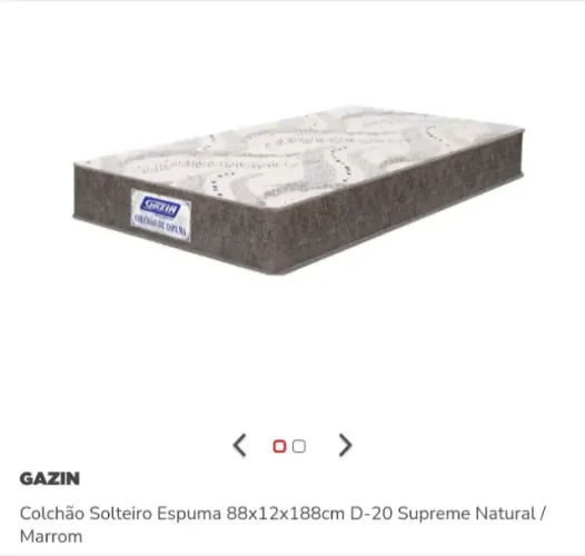 Colchão Solteiro Gazin D-20 Supreme