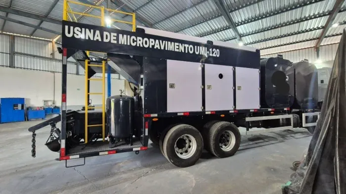 Usina de asfalto Micropavimento nova