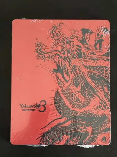 Steelbook + 3 Art cards Yakuza Kiwami 3 & Dark Ties Lacrado (SEM JOGO)