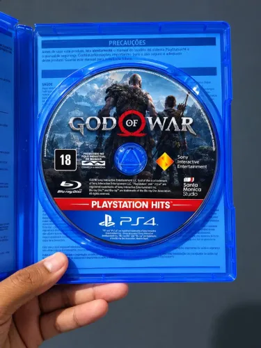 GOD OF WAR em mídia física PS4
