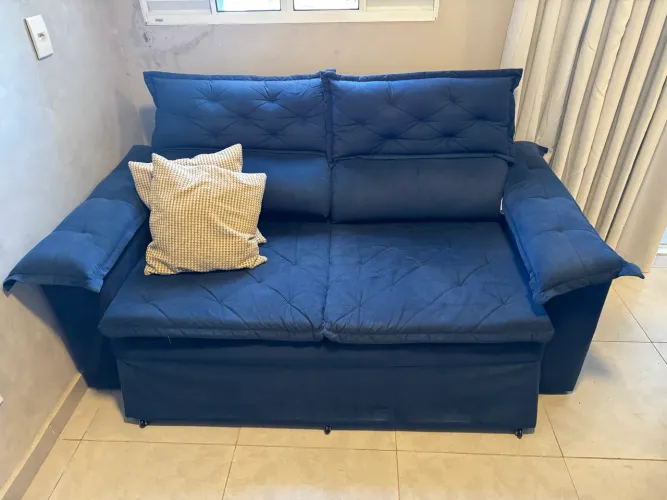Sofá azul 
