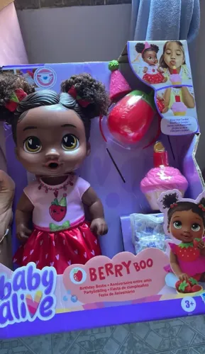 Boneca Baby Alive Festa de Aniversário LACRADA