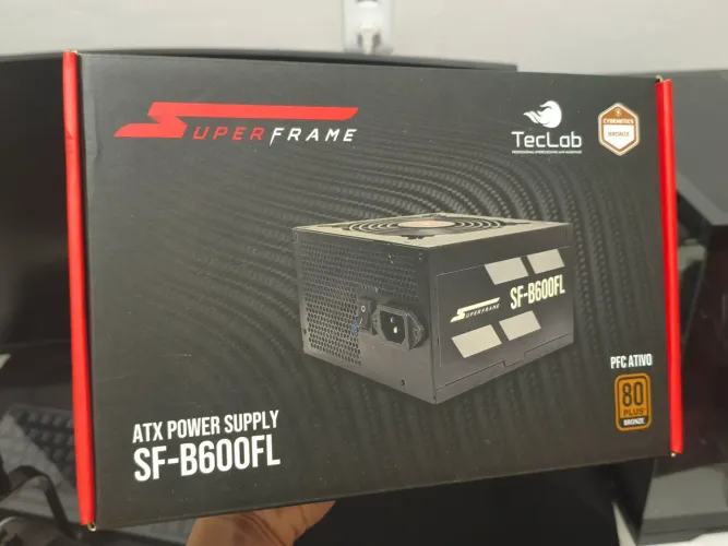 Fonte Superframe SF-B600FL 600W 80 Plus Bronze