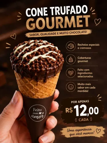 Cone trufado