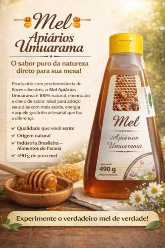 Mel puro (direto da fábrica) somente por encomenda