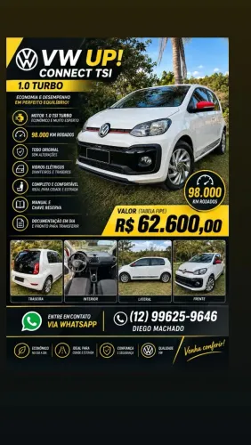 Volkswagen Up! Connect 1.0 TSI Total Flex 12V 5P 2020