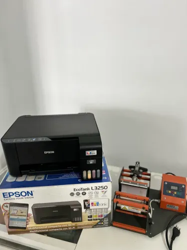 Kit - EPSON Ecotank L3250 (sublimática) + Máquina de Caneca