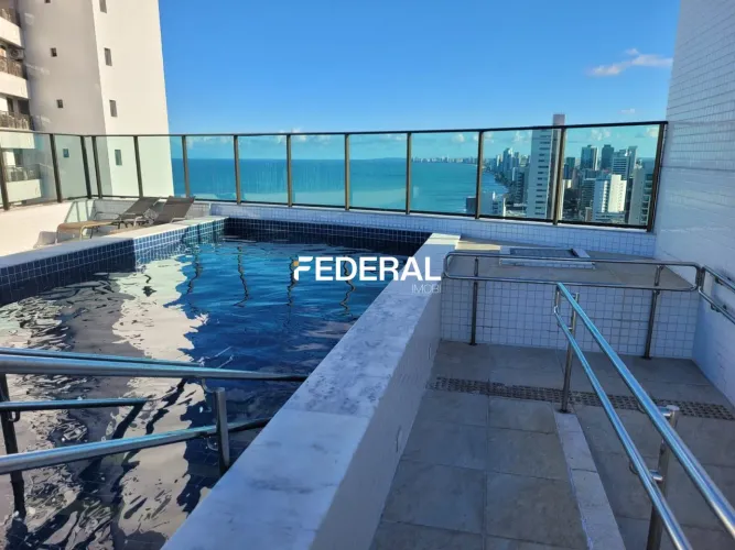 Apartamento para alugar na Av. Boa Viagem com 43m², 1 quarto e 1 garagem em Boa