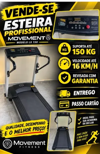 Esteira movement profissional lx 160