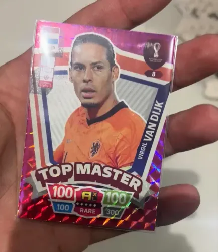 Card Raro Virgil Van Dijk top master 2022