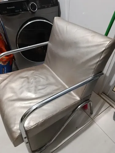 Poltrona aço inox