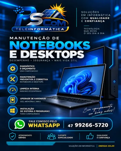 Notebooks e Desktops