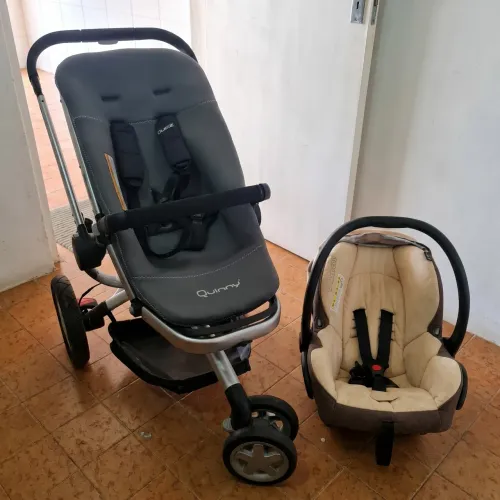 Carrinho e bebê conforto kit - Quiny importado