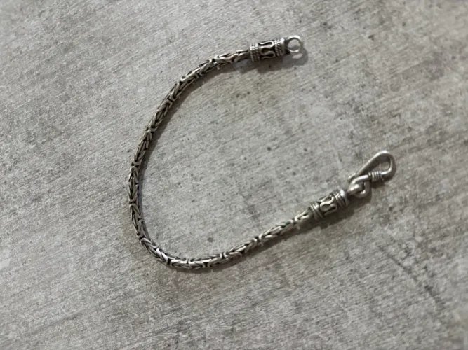 Pulseira de prata bali