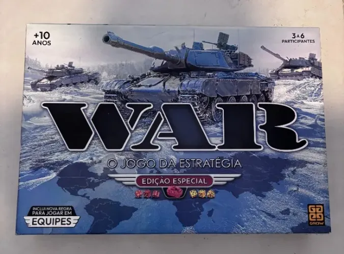 Jogo de estratégia WAR - Edição especial (Excelente estado)