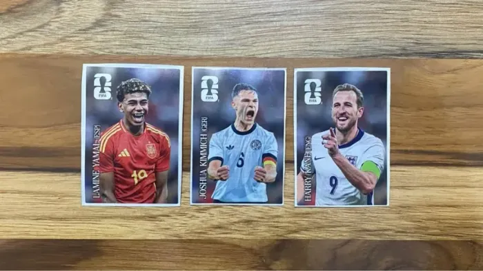 3 Figurinhas da Coca-Cola World Cup 2026 Albúm Panini (CC1,CC2 e CC3)