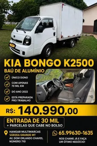 Kia Motors Bongo K-2500 2.5 4X2 TB Diesel 2022