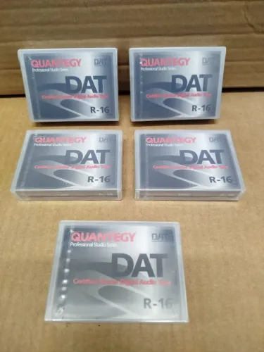 Lote Fita DAT Audio Quantegy R-16I-16 Minutos Alta Qualidade<br>