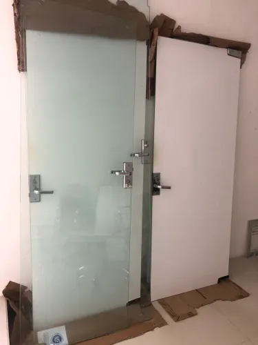 Portas de vidro temperado