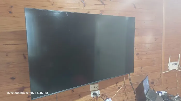 Smart TV tcl 55 qled Android semi nova