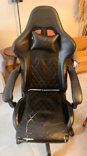 Cadeira Gamer Husky Tempest 700, Até 145kg, Almofadas, Reclinável 150º, PU
