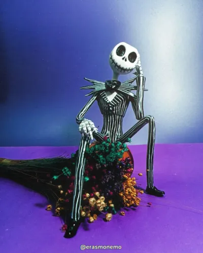 jack skellington em porcelana fria