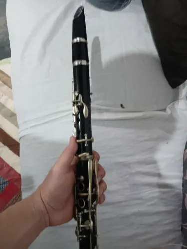 Clarinete 13 chaves em dó de madeira,relíquia