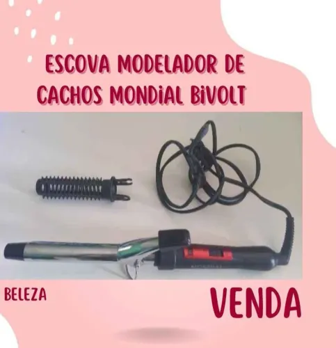 Escovar Modeladora de Cachos da Marca Mundial.