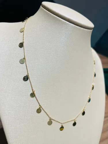 Cordão de ouro feminino franja 4.4g ( LOJA FÍSICA )