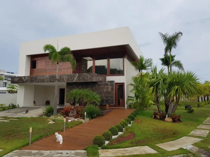 Excelente casa Duplex, 4 suítes, terreno de esquina, Busca Vida, Busca Ville, Camaçari, BA
