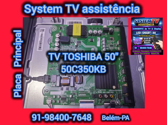 TOSHIBA 50C350KB placa principal