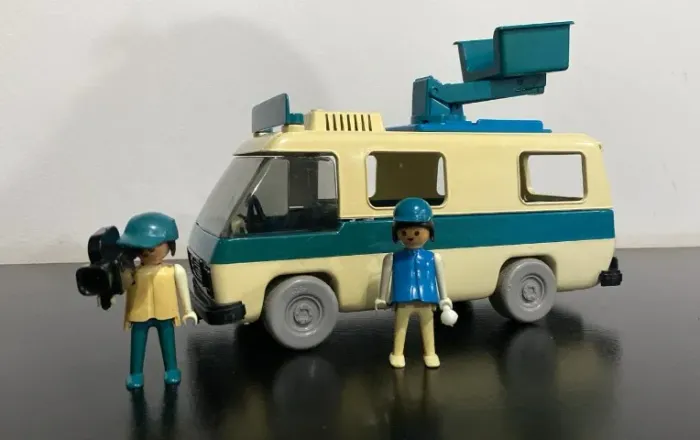 Playmobil Van Furgão TVi Trol 23.71.1 Usada 