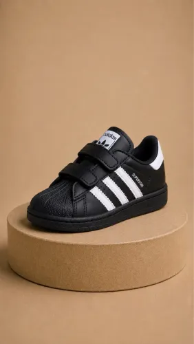 Tênis infantil Adidas velcro preto