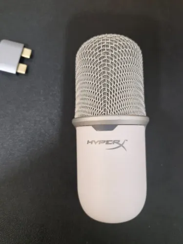 Microfone Gamer HyperX SoloCast Branco - 519T2AA