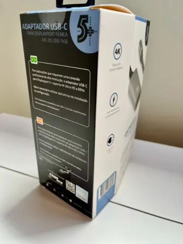 Adaptador de video USB-C p/ Displayport femea (usado)