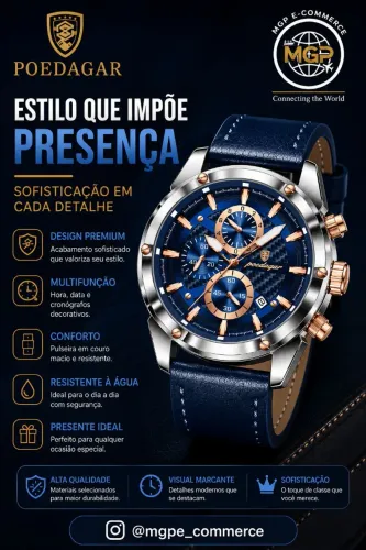 Promoção Relógio Poedagar Original Todo Funcional
