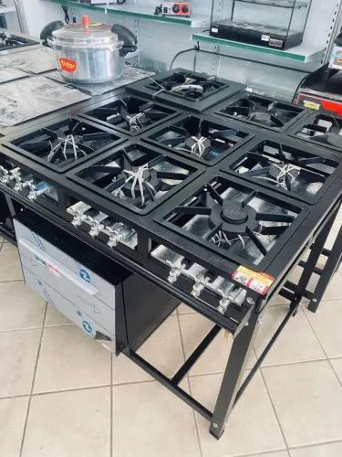 NZ. Fogão industrial 6 bocas g30 baixa pressão com forno 