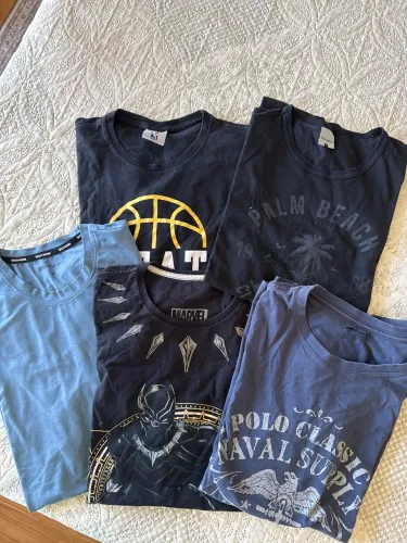 Desapego kit camisetas tamanho P adulto