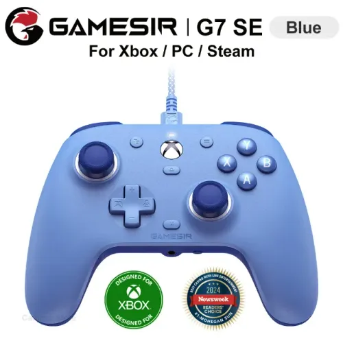 Controle c/Fio GameSir - G7 SE para Xbox e PC (Dynamic Blue) - G7 SE BL