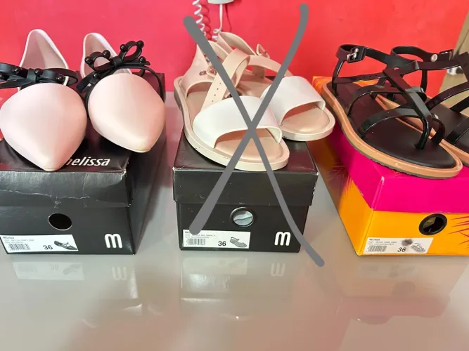Sandália/ rasteirinhas da Melissa
