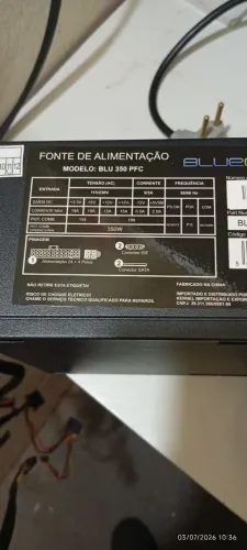 Fonte 350w para desktop