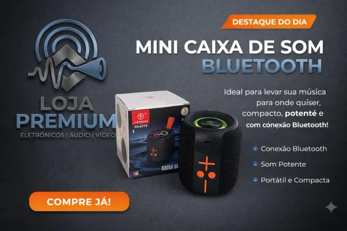 Mini caixa de som