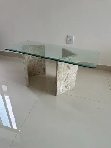 Mesa de centro Tampa de vidro