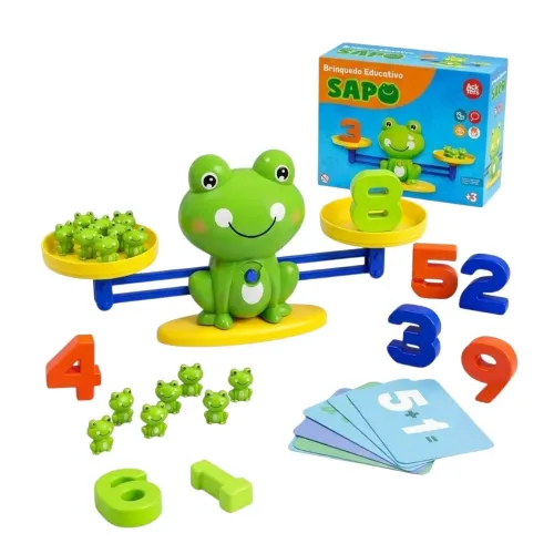 Balança sapo matemática pedagógica