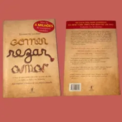 Livro comer, rezar e amar